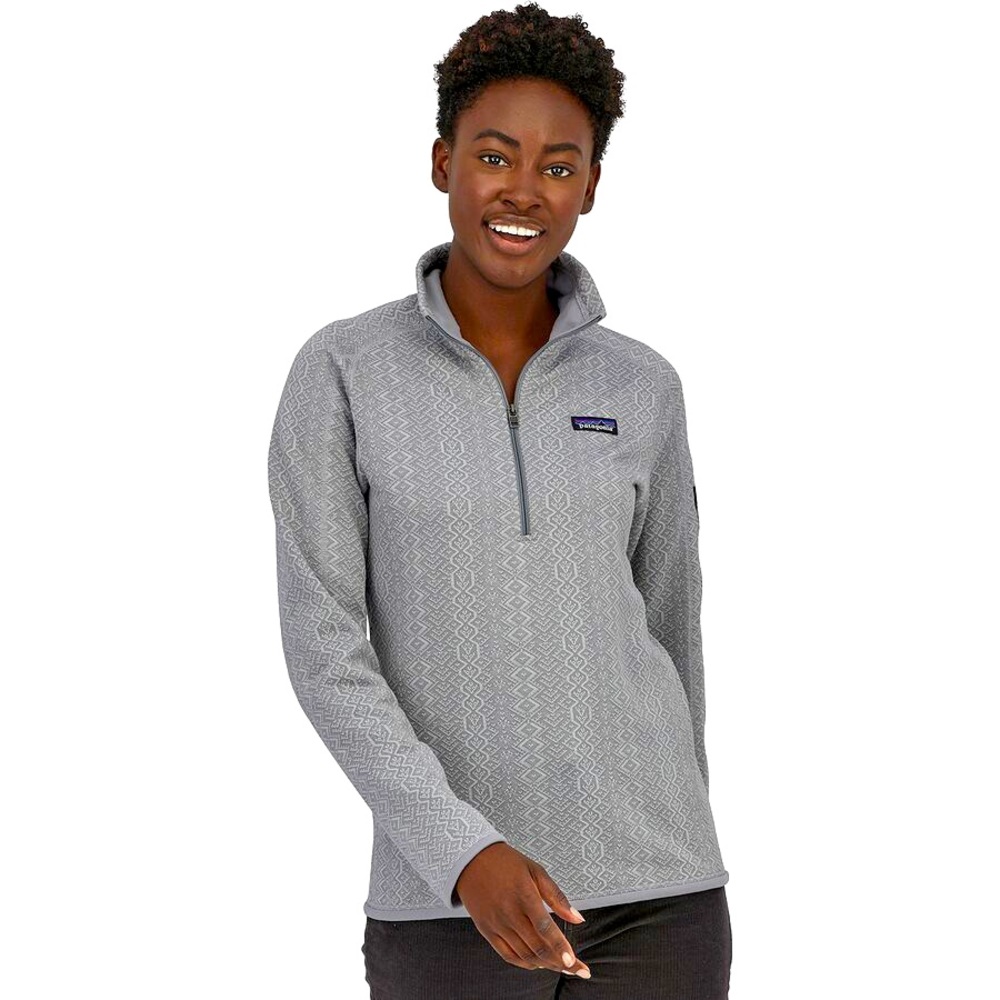 NWT Patagonia Better Sweater 1/4 Zip Fleece Jacket - Women’s M - Salt Gray
